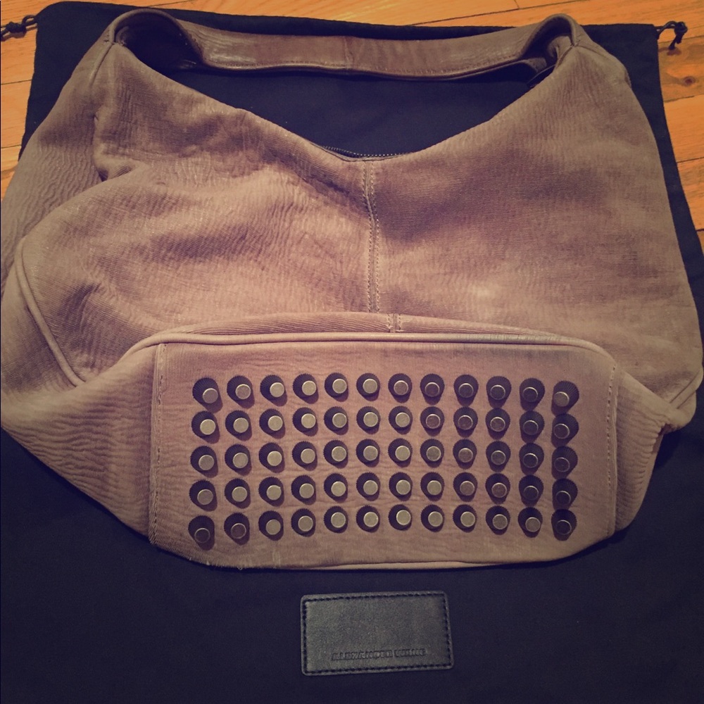 Alexander Wang gray Hobo bag authentic